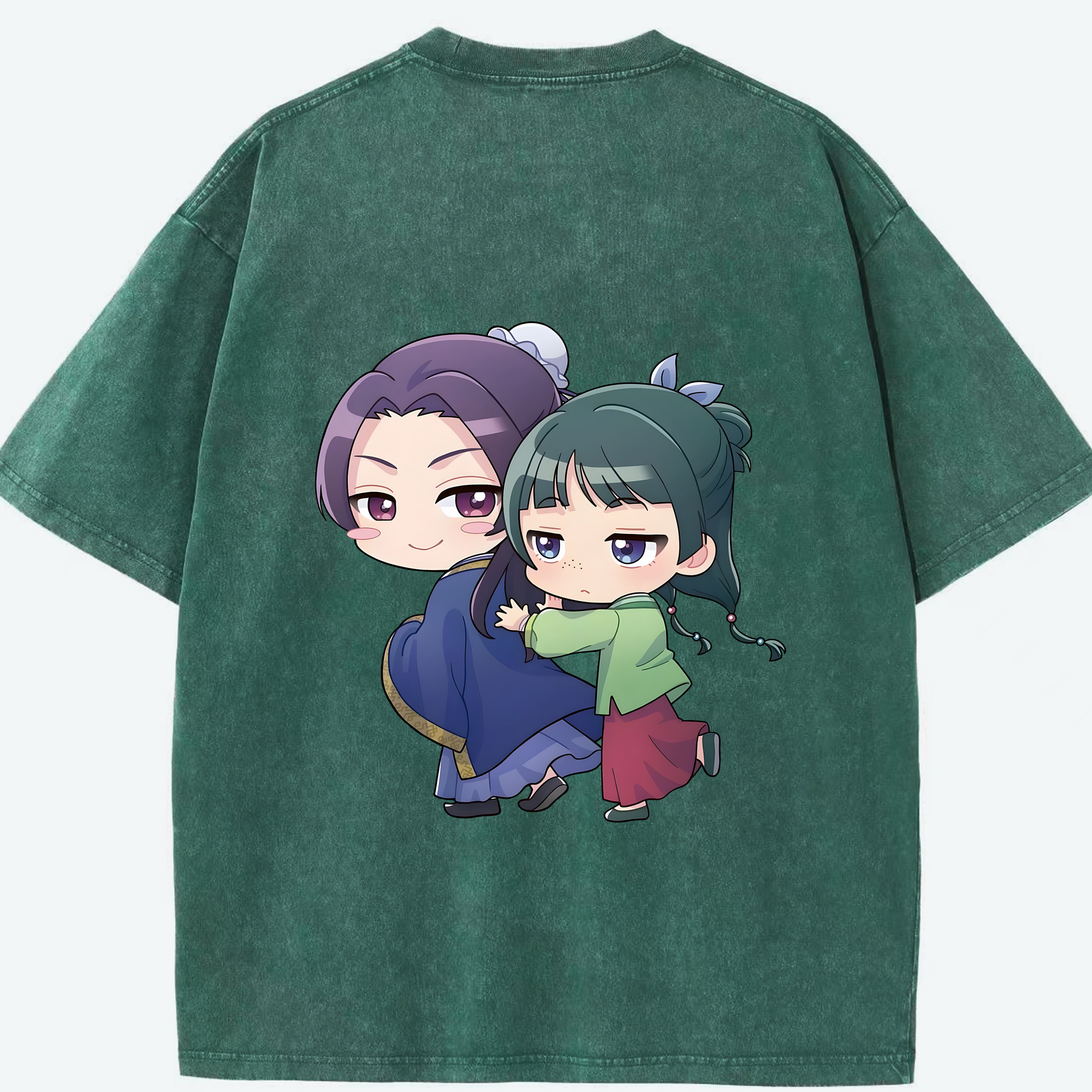 （画像用） 薬屋のひとりごと The Apothecary Diaries 綿100% ヴィンテージ風 半袖Tシャツ（背面プリント）